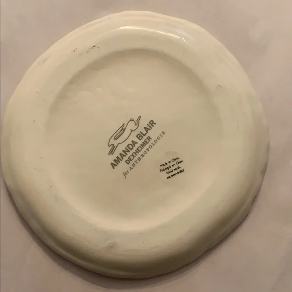 ANTHROPOLOGIE DESSERT PLATE-pattern - Picture 2 of 2